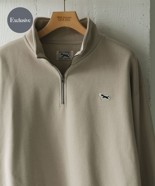 『XLサイズ／WEB限定』『別注』PENNEYS×DOORS　THE FOX ハーフジップスウェット