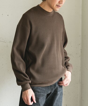 『UR TECH』ワッフルロングスリーブTシャツ