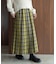 チェックプリーツイージースカート