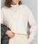 アンチピリングVネックシームレスニット