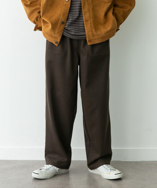 裏起毛ユーティリティイージーパンツ