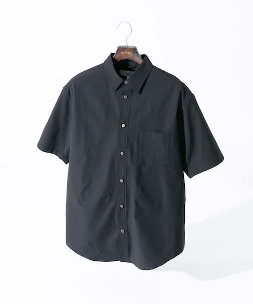 『XLサイズあり』マイクロサッカーレギュラーカラー半袖シャツ