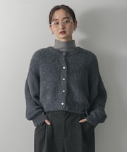 『一部WEB限定カラー』ラメシャギークロップドカーディガン