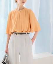 2WAYウォッシャブルフレアスリーブブラウス