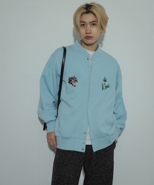 シシュウスウェットブルゾン