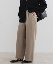 『UR TECH SMOOTHLUXE』F by ROSSO　タックワイドパンツ