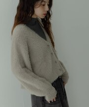 フェザーダブルフェイスカーディガン