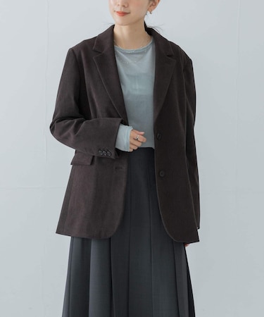 トリコットコーデュロイジャケット