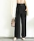 ベルト付きセミワイドパンツ∴