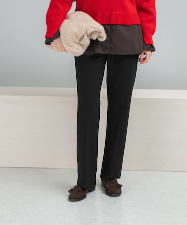 スリットフレアストレッチパンツ