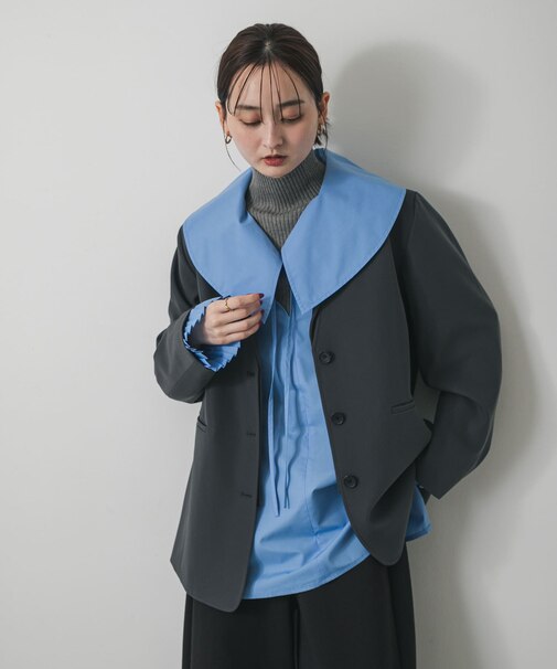 2WAYルーズジャケット