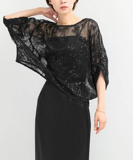 TORRAZZO DONNA Botanical pattern spangle blouse