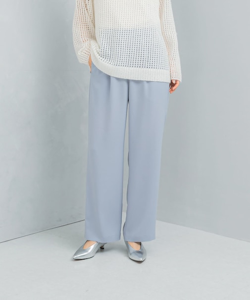 ストレッチジョーゼットイージーパンツ