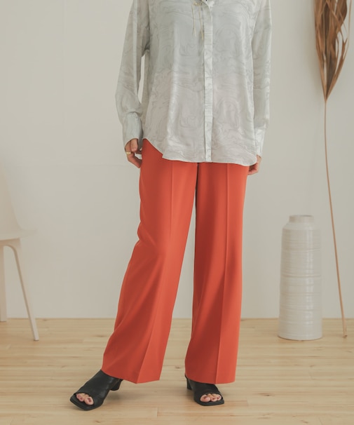 ジョーゼットワイドパンツ