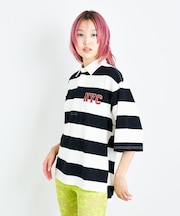 ANNA SUI NYC　マルチカラーラガーポロシャツ