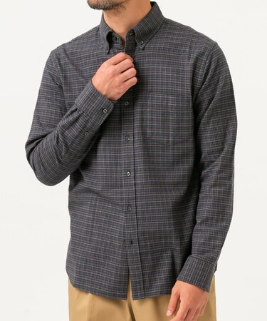 『抗菌 ／ 防臭』『XXLサイズあり』ハイパフォーマンスフランネルシャツ