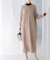 カシミヤ混2WAYニットワンピース