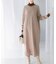 カシミヤ混2WAYニットワンピース