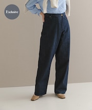 『別注』Lee×ROSSO　FRONT TUCK DENIM PANTS