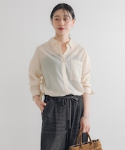 シアーウールレギュラーカラーシャツ