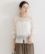 ヘアリーショートカーディガン