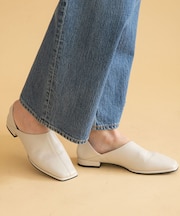 スクエアフラットスリッポン