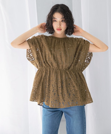 normment BOTANICAL LACE TUNIC