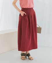 撥水UVピンタックコクーンスカート