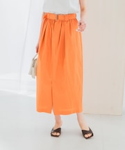 ベルト付スカート