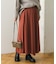 F by ROSSO　サテンフレアスカート