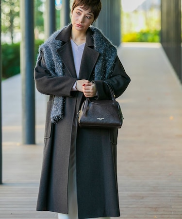 ウールカシミヤコート