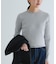 『WEB限定』クルーネックコンパクトリブニット