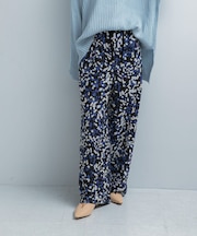 ドットプリントイージーパンツ