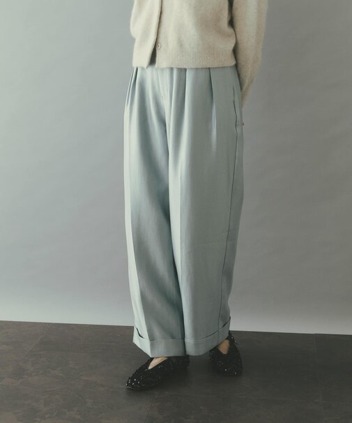 ブライトツイルタックパンツ