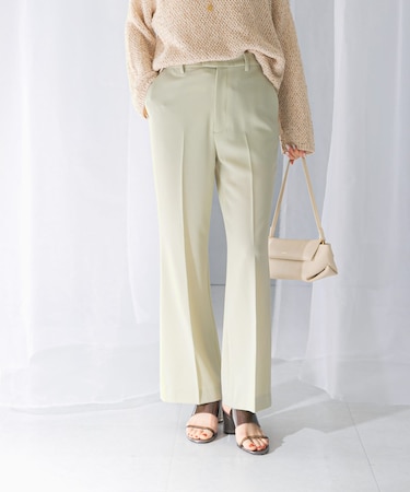 防シワセミフレアパンツ