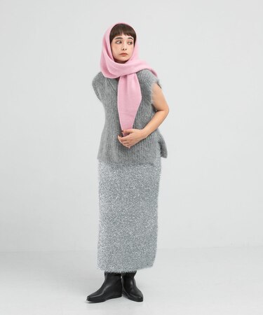 TORRAZZO DONNA　ラメミックスタイトスカート