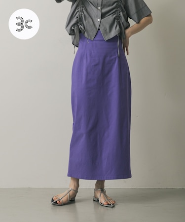 『WEB／一部店舗限定サイズ』ストレッチサスツキハイウエストスカート