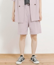 ベルト付きショートパンツ