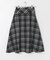 チェックフレアスカート