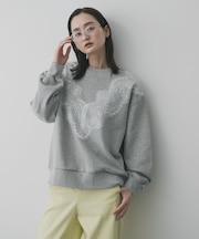レースルーズスウェット