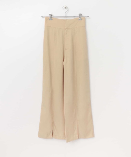 リヨセルスリットワイドパンツ