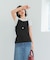 le　CROCHET BACKPOINT TOP