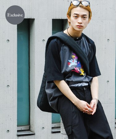 『別注』SHUHEI KOKI×SENSE OF PLACE　ラグランTシャツ