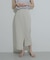 『UR TECH DRYLUXE』リネンライクアシンメトリースカート