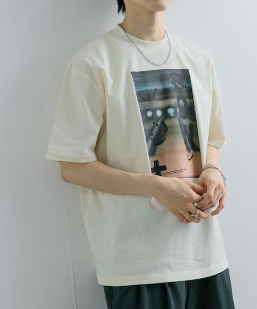 フォトグラフィックTシャツ B