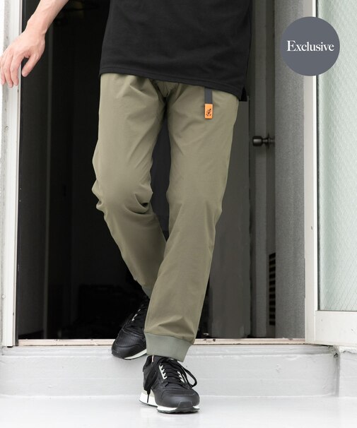 『別注』Gramicci　4WAYストレッチリブジョガーパンツ