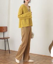 カルゼキックフレアパンツ