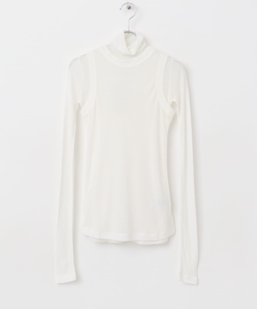 le WOOL LAYERD TURTLE-NECK TOP