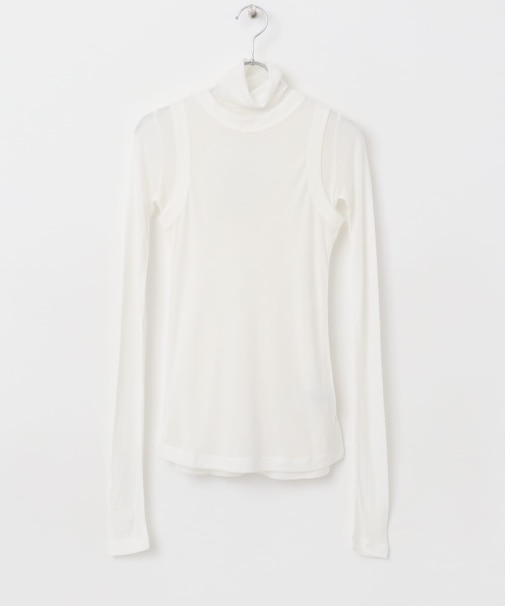 le WOOL LAYERD TURTLE-NECK TOP