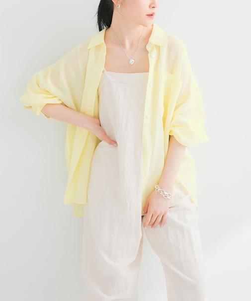 ガーメントダイラミーオーバーシャツ